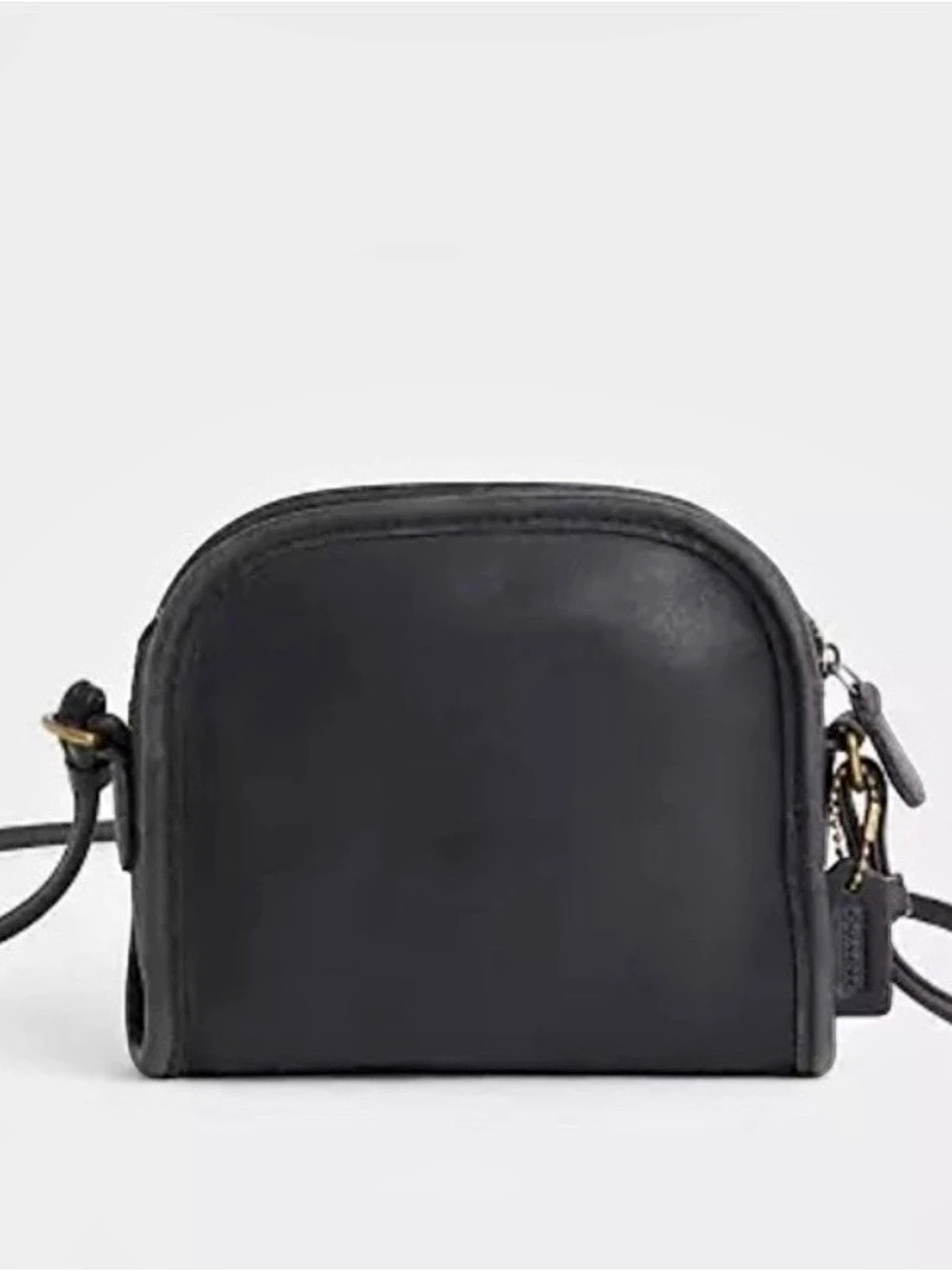 Vintage 1997 Coach Abbie Bag Black Leather Original Hang Tag Excellent Condition